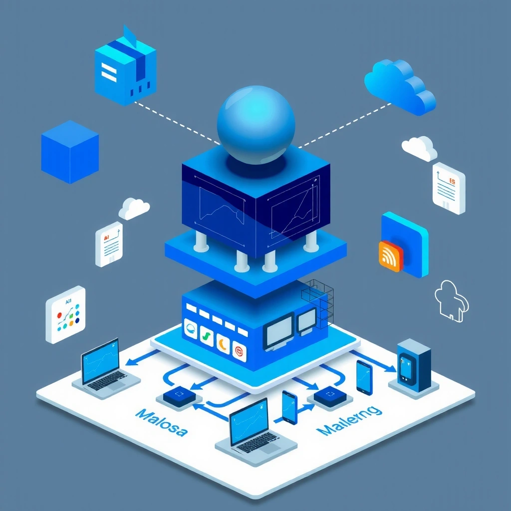 AI technology integration diagram